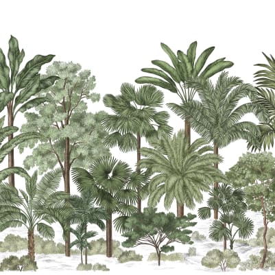 Tropical Bellewood, Lush pattern image