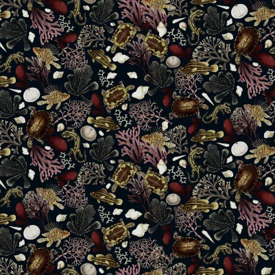Ocean Life, Night pattern image
