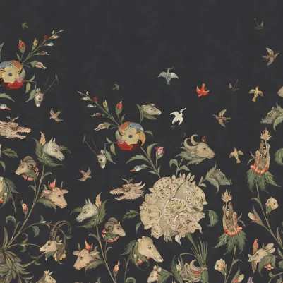 Quirky World, Night pattern image