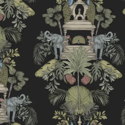Elephant Castle, Black pattern image