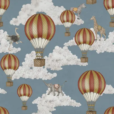 Dreamscape, Baby Blue pattern image
