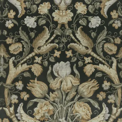 Vintage Tapestry, Yellow pattern image