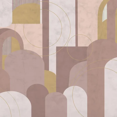 Lovely Arches, Pink pattern image
