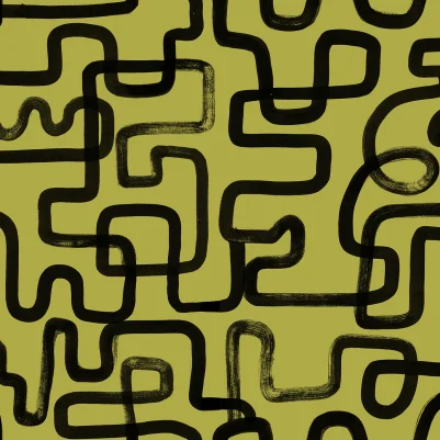 Artzy Lines, Yellow pattern image