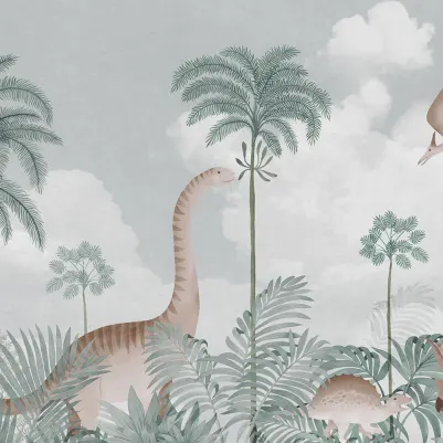 Dinosaur world, Gray pattern image