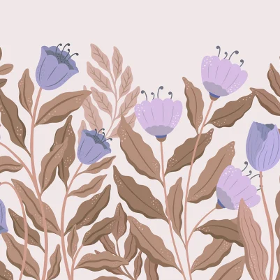 Big Blossom, Lilac pattern image