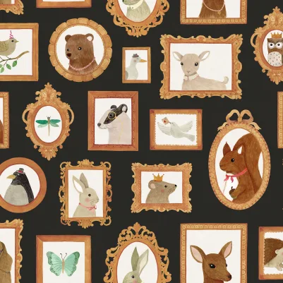 Pet Frames, Black pattern image
