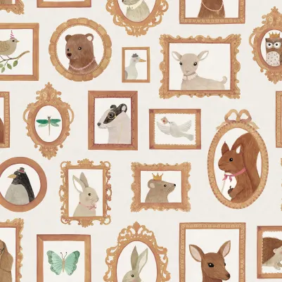 Pet Frames, Beige pattern image