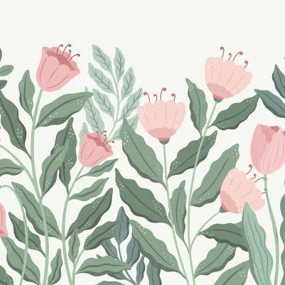 Big Blossom, Light Pink pattern image
