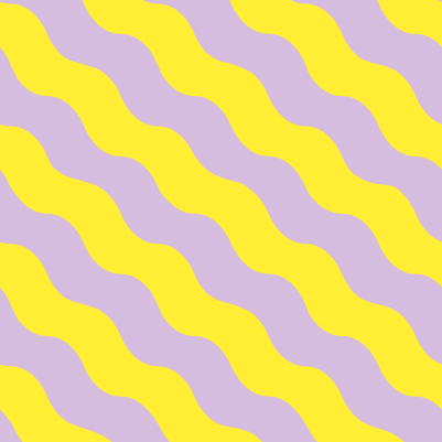 Polka Stripe, Lilac & Yellow pattern image