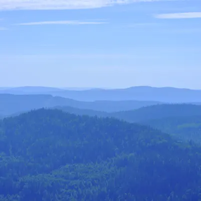 Hills, Blue pattern image
