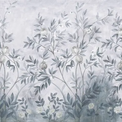 Pome Greenery, Blue pattern image