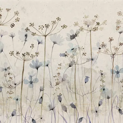 Dreamy Meadow, Blue pattern image