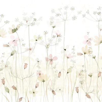 Dreamy Meadow, Pastel pattern image
