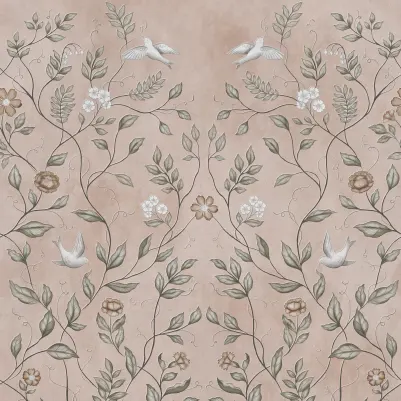Serene Garden, Rust pattern image