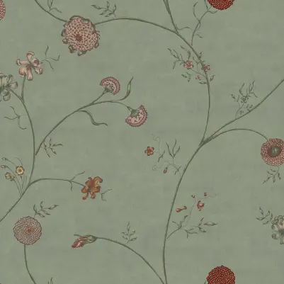Grand Flower Thread, Green pattern image