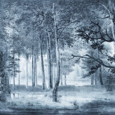 Lovers Forest, Vintage Blue pattern image