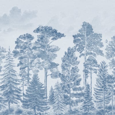 Scandinavian Bellewood, Vintage Blue pattern image