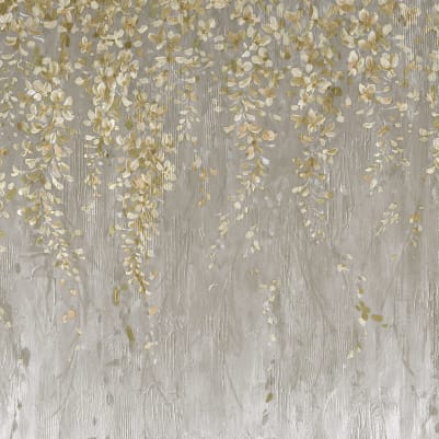 Draped Blossoms, Gold pattern image