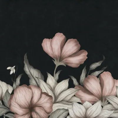Floral Fantasy, Pink pattern image