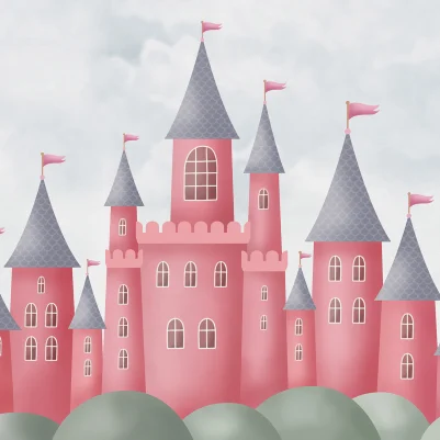 Castle Village, Coral pattern image