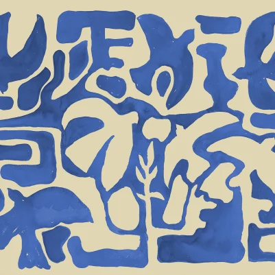 Harmony Forms, Blue pattern image