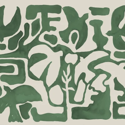 Harmony Forms, Green pattern image