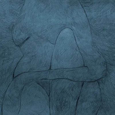 Subtle Figure, Blue pattern image