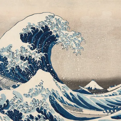 Under the Wave off Kanagawa Repeatable pattern image