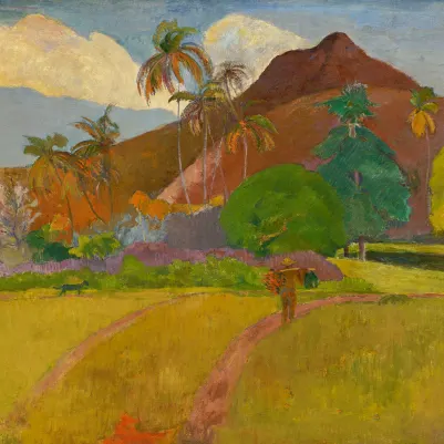 Tahitian Landscape by Gauguin pattern image