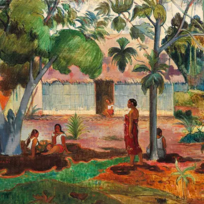 The Large Tree by Gauguin pattern image