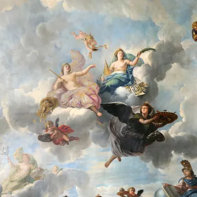 Royal Magnificence, Blue pattern image