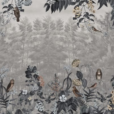 Owl Forest, Gray pattern image