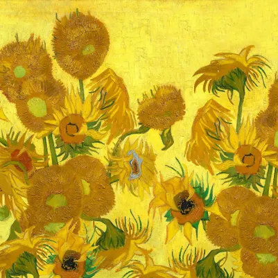 Sunflowers Repeatable, Yellow pattern image