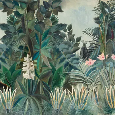 The Equatorial Jungle by Rousseau pattern image