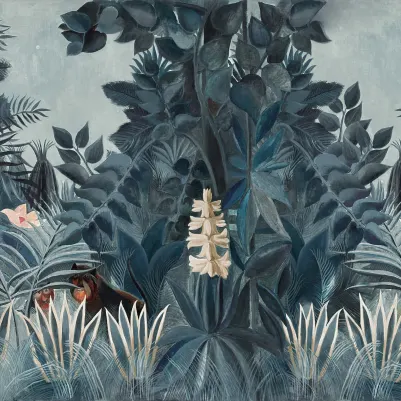 The Equatorial Jungle, Blue pattern image
