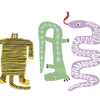 Funky Friends, Multi pattern image