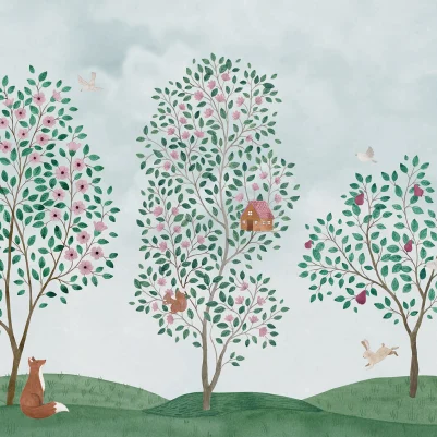 Happy Haven, Green pattern image