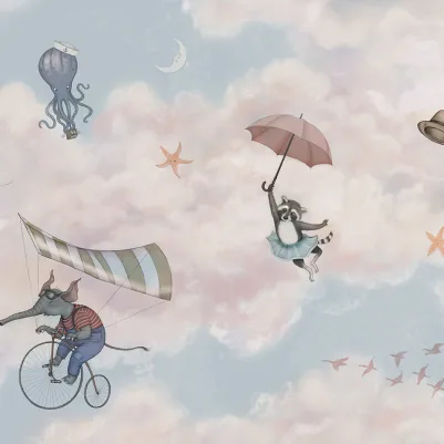 In the Clouds, Pink pattern image