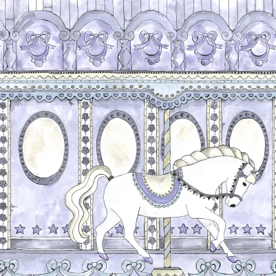 Merry go Around, Lilac pattern image
