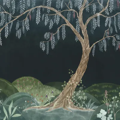 Dreamy Tree, Midnight pattern image