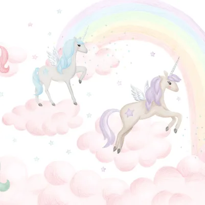 Unicorn Sky, Pink pattern image
