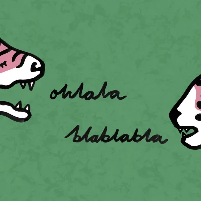 Cat Talk, Green pattern image