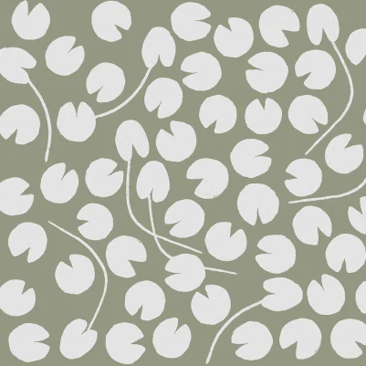 Water Lilies, Green pattern image