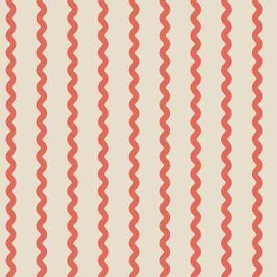 Wobbly Stripe, Red pattern image