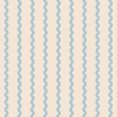 Wobbly Stripe, Light Blue pattern image