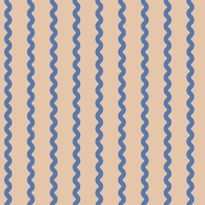 Wobbly Stripe, Blue pattern image