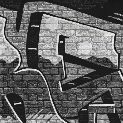 Rebel Graffiti Bold, Gray pattern image