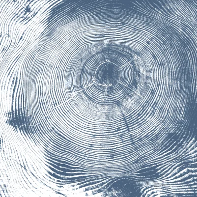 Tree Cut, Blue pattern image