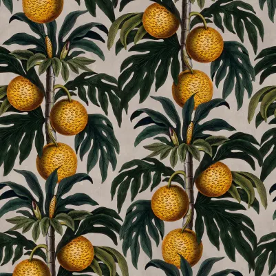 Lush Lemons, Vintage pattern image